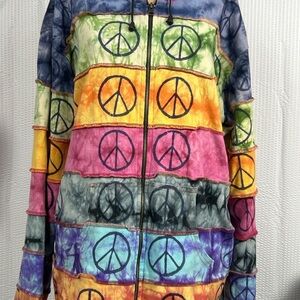 Rising International Multicolor Peace woman’s jacket